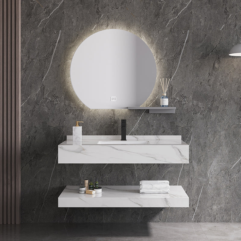 Classic Marble Bathroom Waterproof Vanity Bathroom Sink Cabinet Vanity