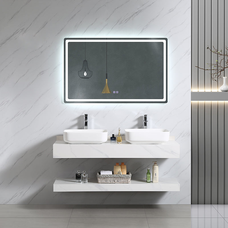 Europe Luxury Style High Quality Vanity Floating Bathroom Vanity Cabinet
