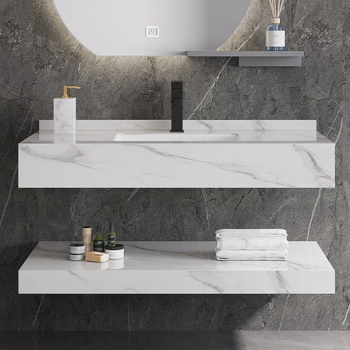 Classic Marble Bathroom Waterproof Vanity Bathroom Sink Cabinet Vanity